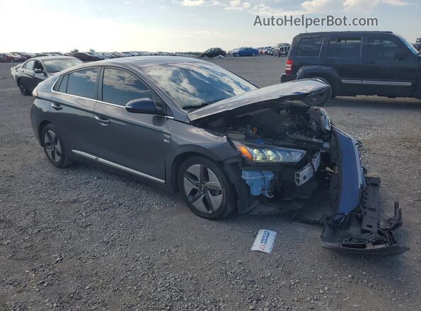 KMHC85LC6LU196611 2020 HYUNDAI IONIQ Серый Передняя правая четверть