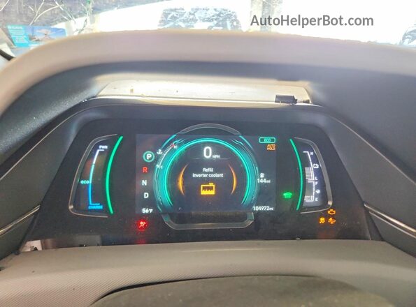 KMHC85LC7LU196407 2020 HYUNDAI IONIQ Blue ხელსაწყოთა პანელის ხედი