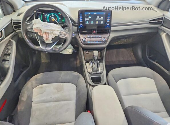 KMHC85LC7LU196407 2020 HYUNDAI IONIQ Blue წინა პანელის ხედი