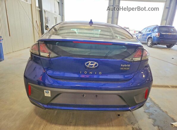KMHC85LC7LU196407 2020 HYUNDAI IONIQ Blue უკანა ხედი