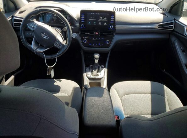 KMHC85LC7LU239921 2020 HYUNDAI IONIQ White Вид панелі приладів