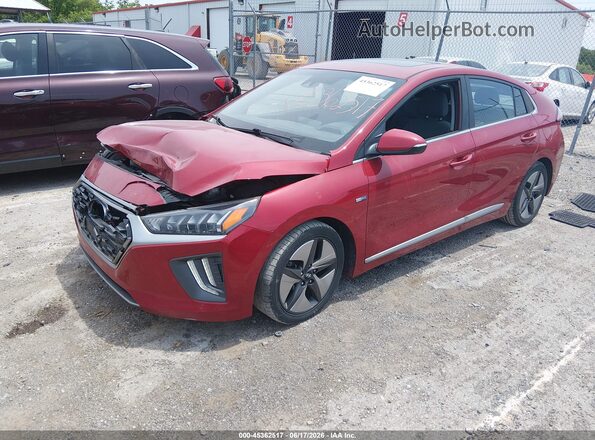 KMHC85LC8LU242519 2020 HYUNDAI IONIQ HYBRID Red Przód lewy