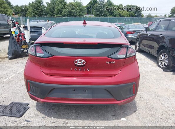 KMHC85LC8LU242519 2020 HYUNDAI IONIQ HYBRID Red 