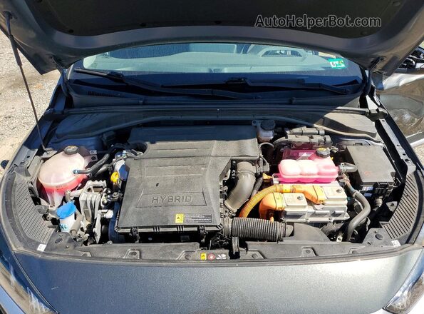 KMHC85LC9NU266301 2022 HYUNDAI IONIQ Gray Widok wnętrza z tyłu