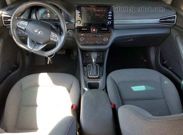 KMHC85LC9NU266301 2022 HYUNDAI IONIQ Gray Widok deski rozdzielczej