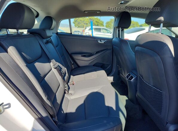 KMHC85LJ1MU081902 2021 HYUNDAI IONIQ White Rear seats view