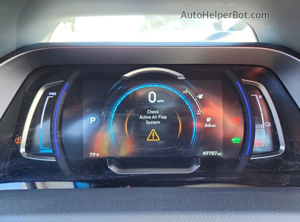 KMHC85LJ1MU081902 2021 HYUNDAI IONIQ White Instrument cluster view
