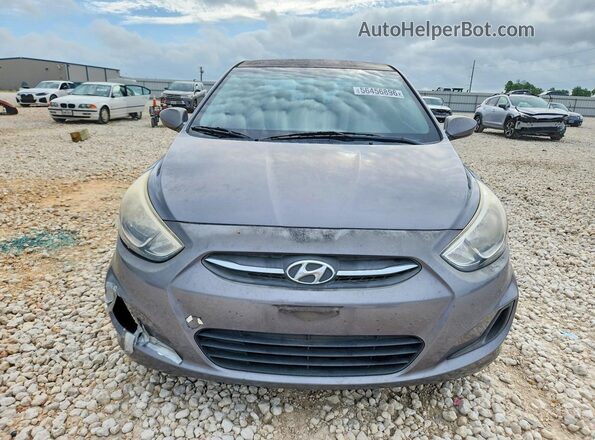 KMHCT4AE0GU089394 2016 HYUNDAI ACCENT Gray Вид спереду