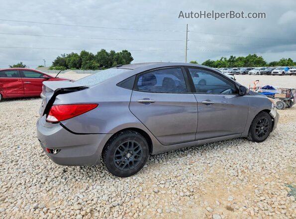 KMHCT4AE0GU089394 2016 HYUNDAI ACCENT Gray Задня права чверть