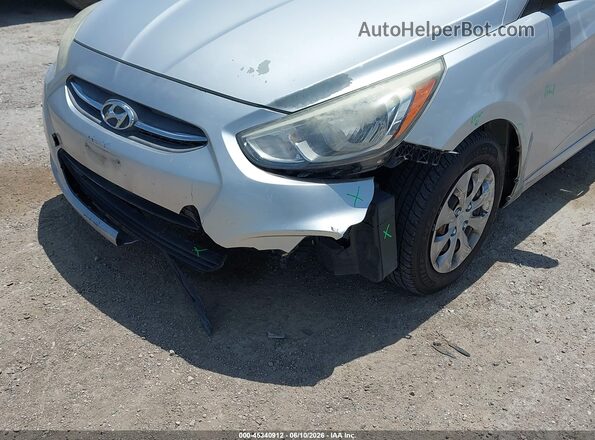 KMHCT4AE0GU090478 2016 HYUNDAI ACCENT Silver Вид спереду