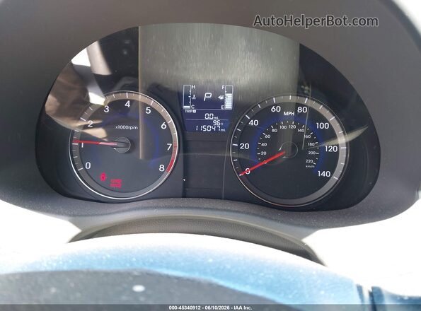 KMHCT4AE0GU090478 2016 HYUNDAI ACCENT Silver Вид задніх сидінь