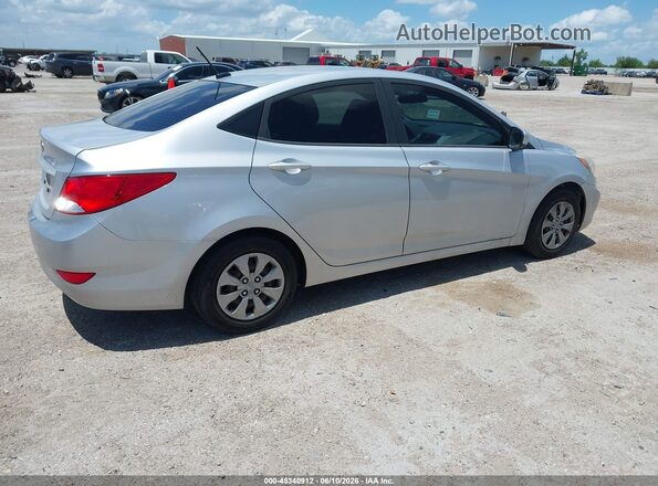 KMHCT4AE0GU090478 2016 HYUNDAI ACCENT Silver Задня права чверть