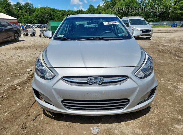 KMHCT4AE0GU107005 2016 HYUNDAI ACCENT Silver წინა ხედი