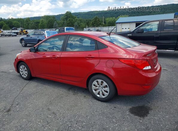 KMHCT4AE0GU157497 2016 HYUNDAI ACCENT Maroon Rear left
