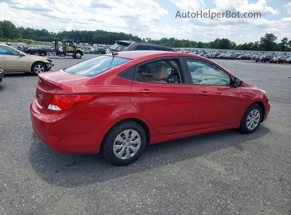 KMHCT4AE0GU157497 2016 HYUNDAI ACCENT Maroon Rear right