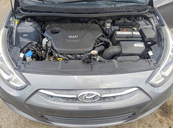 KMHCT4AE0GU158357 2016 HYUNDAI ACCENT Gray 