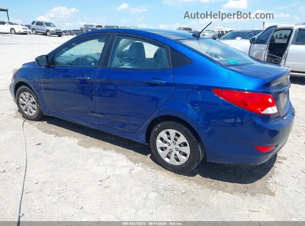KMHCT4AE0GU947673 2016 HYUNDAI ACCENT Blue Tył lewy