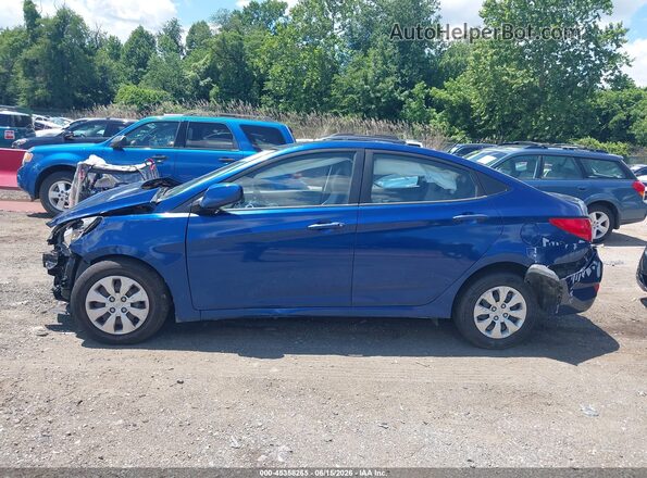 KMHCT4AE0GU990247 2016 HYUNDAI ACCENT Blue 