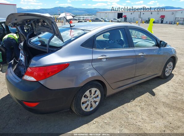 KMHCT4AE0GU997618 2016 HYUNDAI ACCENT Gray Rear right
