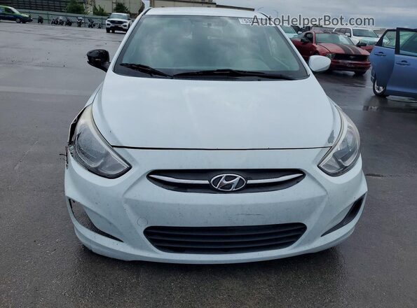 KMHCT4AE0HU178111 2017 HYUNDAI ACCENT White Դիմացի տեսք