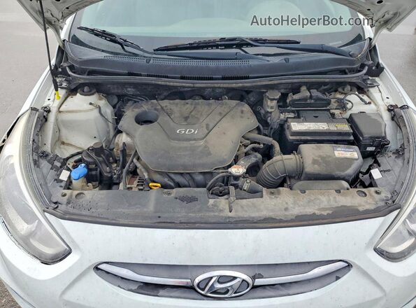 KMHCT4AE0HU178111 2017 HYUNDAI ACCENT White Սալոնի հետևի տեսք