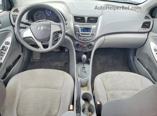 KMHCT4AE0HU178111 2017 HYUNDAI ACCENT White Առջևի վահանակի տեսք