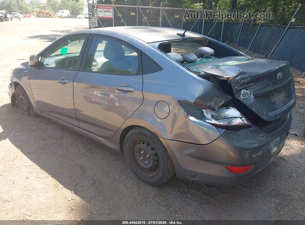 KMHCT4AE0HU195023 2017 HYUNDAI ACCENT Gray Tył lewy