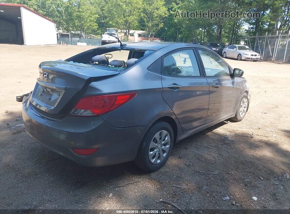 KMHCT4AE0HU195023 2017 HYUNDAI ACCENT Gray Tył prawy