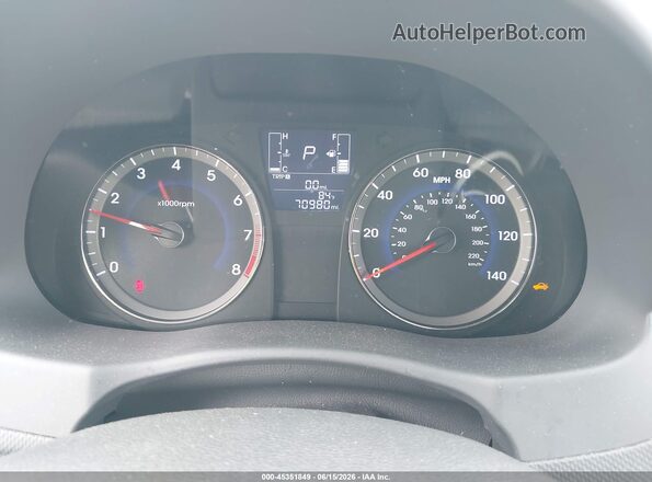 KMHCT4AE0HU237612 2017 HYUNDAI ACCENT White უკანა სავარძლების ხედი