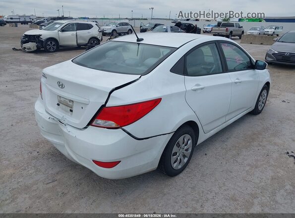 KMHCT4AE0HU237612 2017 HYUNDAI ACCENT White უკანა მარჯვენა