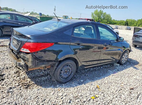 KMHCT4AE0HU318092 2017 HYUNDAI ACCENT Black Tył prawy