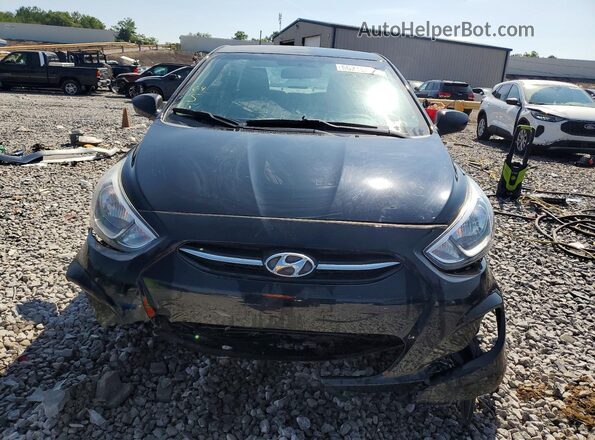 KMHCT4AE0HU318092 2017 HYUNDAI ACCENT Black Widok z przodu
