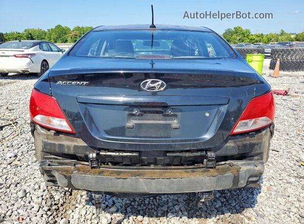 KMHCT4AE0HU318092 2017 HYUNDAI ACCENT Black Widok z tyłu