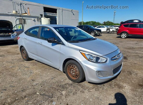 KMHCT4AE0HU318609 2017 HYUNDAI ACCENT Silver წინა მარჯვენა
