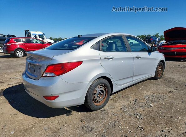 KMHCT4AE0HU318609 2017 HYUNDAI ACCENT Silver უკანა მარჯვენა