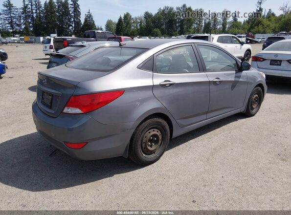 KMHCT4AE1GU044304 2016 HYUNDAI ACCENT Gray უკანა მარჯვენა