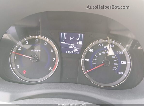 KMHCT4AE1GU044304 2016 HYUNDAI ACCENT Gray უკანა სავარძლების ხედი