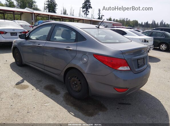 KMHCT4AE1GU044304 2016 HYUNDAI ACCENT Gray უკანა მარცხენა