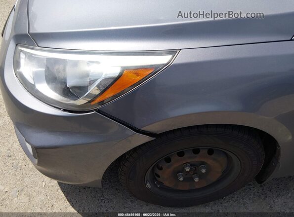 KMHCT4AE1GU044304 2016 HYUNDAI ACCENT Gray წინა ხედი