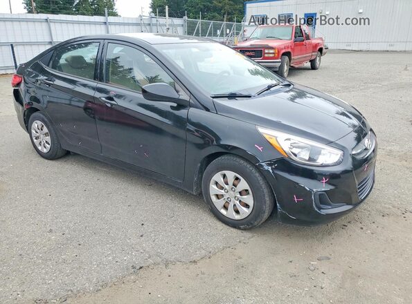KMHCT4AE1GU053021 2016 HYUNDAI ACCENT Black Front right