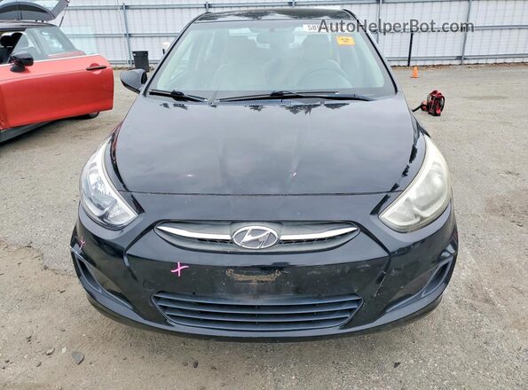 KMHCT4AE1GU053021 2016 HYUNDAI ACCENT Black Front view
