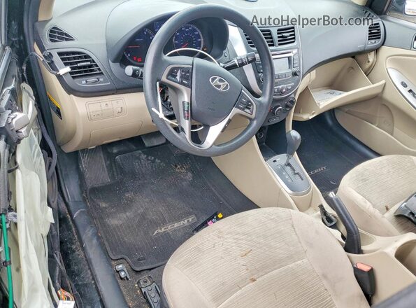 KMHCT4AE1GU053021 2016 HYUNDAI ACCENT Black Dashboard view
