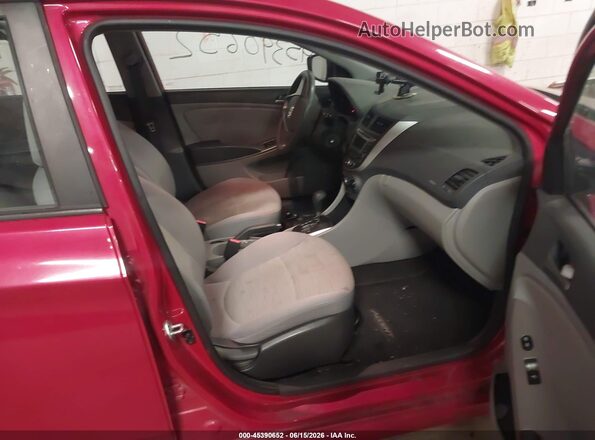 KMHCT4AE1GU135850 2016 HYUNDAI ACCENT Красный Вид салона спереди