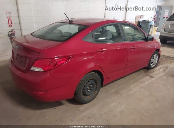 KMHCT4AE1GU135850 2016 HYUNDAI ACCENT Красный Задняя правая четверть