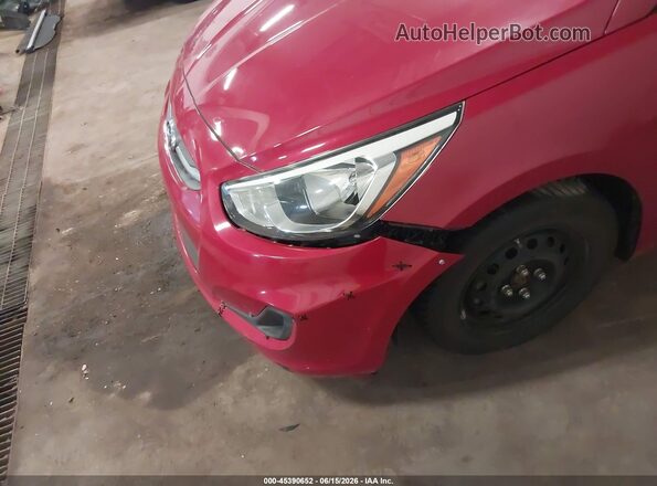 KMHCT4AE1GU135850 2016 HYUNDAI ACCENT Красный Вид спереди