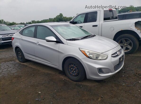 KMHCT4AE1GU953059 2016 HYUNDAI ACCENT Silver Передня права чверть