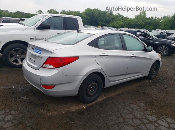 KMHCT4AE1GU953059 2016 HYUNDAI ACCENT Silver Задня права чверть