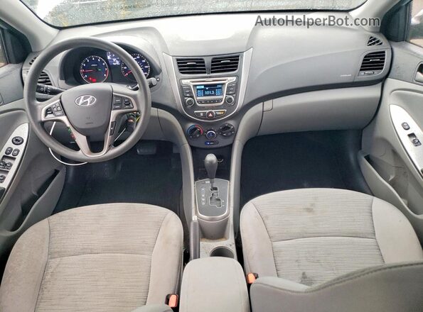 KMHCT4AE1GU953059 2016 HYUNDAI ACCENT Silver Вид панелі приладів