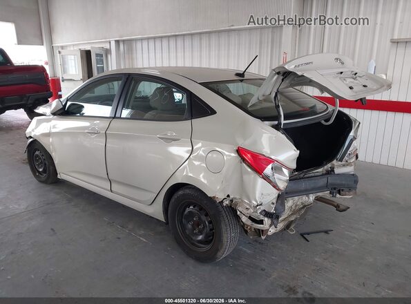 KMHCT4AE1GU986238 2016 HYUNDAI ACCENT White Rear left