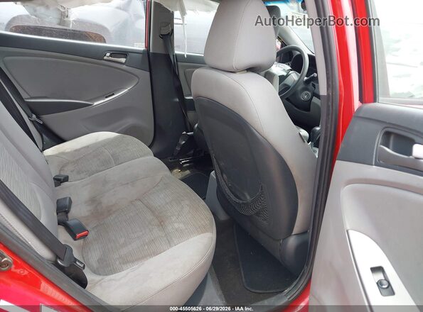 KMHCT4AE1GU999782 2016 HYUNDAI ACCENT Red Вид наклейки з VIN-кодом